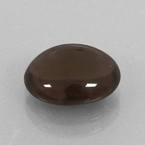 2.88 ct Brown Smoky Quartz Stone, Natural Smoky Quartz in Oval Cabochon Shape for Sale