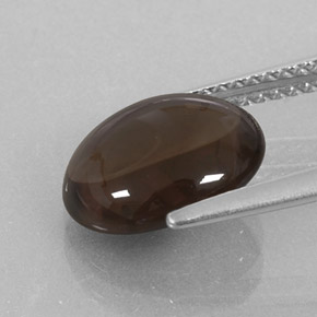 Smoky Quartz Gemstone in 11 x 9 mm (calibrated) Size for Sale, Smoky Quartz Stone in Smoky Brown Color