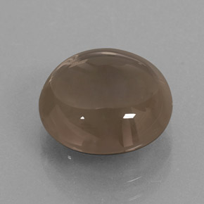 4.54 ct Brown Smoky Quartz Stone, Natural Smoky Quartz in Round Cabochon Shape for Sale