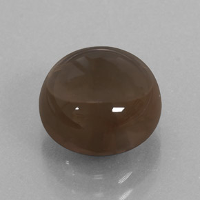 4.99 ct Brown Smoky Quartz Stone, Natural Smoky Quartz in Round Cabochon Shape for Sale