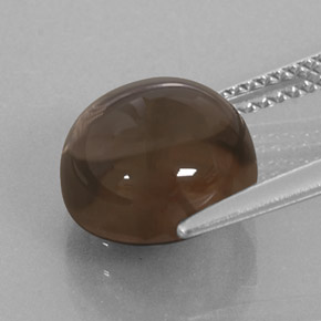 Smoky Quartz Gemstone in 10 mm (calibrated) Size for Sale, Smoky Quartz Stone in Smoky Brown Color