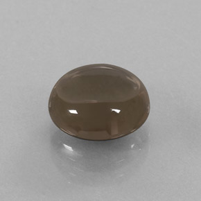 3.48 ct Brown Smoky Quartz Stone, Natural Smoky Quartz in Round Cabochon Shape for Sale