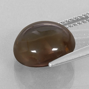 Smoky Quartz Gemstone in 11 mm (calibrated) Size for Sale, Smoky Quartz Stone in Smoky Brown Color