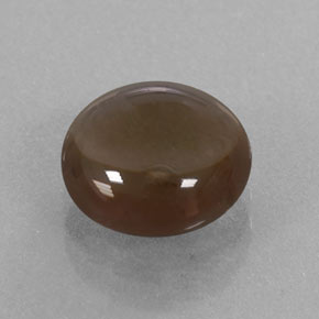 2.76 ct Brown Smoky Quartz Stone, Natural Smoky Quartz in Round Cabochon Shape for Sale