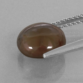 Smoky Quartz Gemstone in 9 mm (calibrated) Size for Sale, Smoky Quartz Stone in Smoky Brown Color