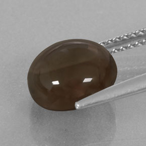 Smoky Quartz Gemstone in 9 mm (calibrated) Size for Sale, Smoky Quartz Stone in Smoky Brown Color