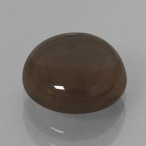 2.66 ct Brown Smoky Quartz Stone, Natural Smoky Quartz in Round Cabochon Shape for Sale
