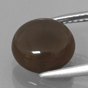 Smoky Quartz Gemstone in 9 mm (calibrated) Size for Sale, Smoky Quartz Stone in Smoky Brown Color