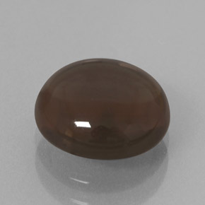 2.58 ct Brown Smoky Quartz Stone, Natural Smoky Quartz in Round Cabochon Shape for Sale