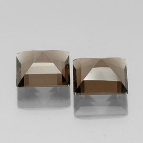 Smoky Quartz Gemstone in 10 x 10 mm (calibrated) Size for Sale, Smoky Quartz Stone in Smoky Brown Color