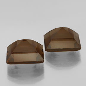 Smoky Quartz Gemstone in 10 x 10 mm (calibrated) Size for Sale, Smoky Quartz Stone in Smoky Brown Color