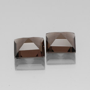 Smoky Quartz Gemstone in 10 x 10 mm (calibrated) Size for Sale, Smoky Quartz Stone in Smoky Brown Color