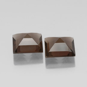 Smoky Quartz Gemstone in 10 x 10 mm (calibrated) Size for Sale, Smoky Quartz Stone in Smoky Brown Color