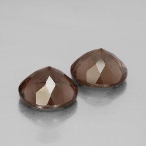 Smoky Quartz Gemstone in 11 mm (calibrated) Size for Sale, Smoky Quartz Stone in Brown Color