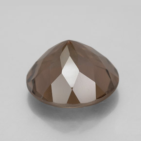 Smoky Quartz Gemstone in 13 mm (calibrated) Size for Sale, Smoky Quartz Stone in Brown Color