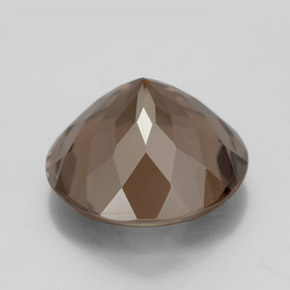 Smoky Quartz Gemstone in 14 mm (calibrated) Size for Sale, Smoky Quartz Stone in Brown Color
