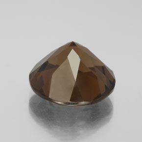 Smoky Quartz Gemstone in 14 mm (calibrated) Size for Sale, Smoky Quartz Stone in Brown Color