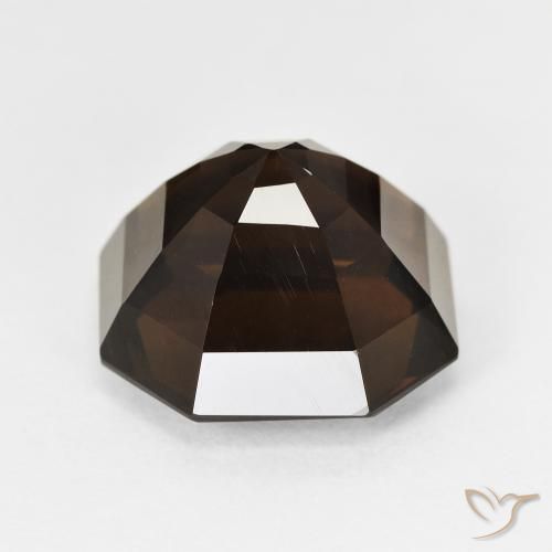 Smoky Quartz Gemstone in 12 x 12 mm (calibrated) Size for Sale, Smoky Quartz Stone in Dark Brown Color