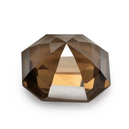 Smoky Quartz Gemstone in 9.4 x 9.4 mm Size for Sale, Smoky Quartz Stone in Hickory Brown Color
