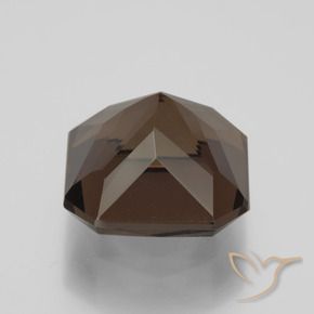 Smoky Quartz Gemstone in 13 x 13 mm (calibrated) Size for Sale, Smoky Quartz Stone in Deep Cinnamon Brown Color