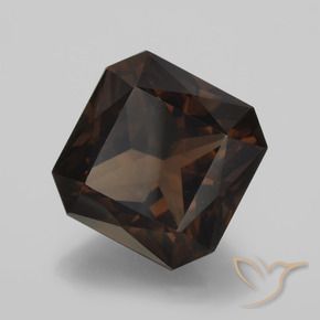 10.44 ct Brown Smoky Quartz Stone, Natural Smoky Quartz in Octagon / Scissor Cut Shape for Sale