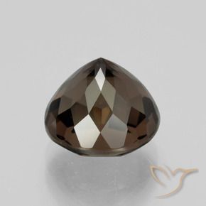 Smoky Quartz Gemstone in 10 mm (calibrated) Size for Sale, Smoky Quartz Stone in Dark Brown Color