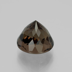 Smoky Quartz Gemstone in 9.5 mm (calibrated) Size for Sale, Smoky Quartz Stone in Umber Brown Color