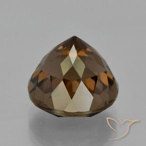 Smoky Quartz Gemstone in 11 mm (calibrated) Size for Sale, Smoky Quartz Stone in Medium Brown Color