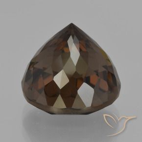 Smoky Quartz Gemstone in 13 mm (calibrated) Size for Sale, Smoky Quartz Stone in Dark Blue Color