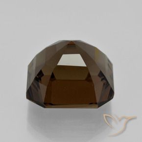 Smoky Quartz Gemstone in 14 x 14 mm (calibrated) Size for Sale, Smoky Quartz Stone in Hickory Brown Color