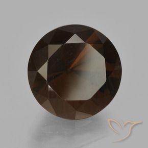 6.77 ct Brown Smoky Quartz Stone, Natural Smoky Quartz in Diamond-Cut Shape for Sale