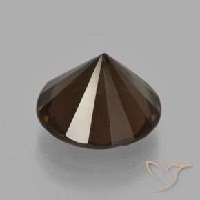 Smoky Quartz Gemstone in 13 mm (calibrated) Size for Sale, Smoky Quartz Stone in Hickory Brown Color