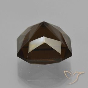 Smoky Quartz Gemstone in 14 x 14 mm (calibrated) Size for Sale, Smoky Quartz Stone in Reddish Brown Color