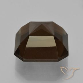 Smoky Quartz Gemstone in 14 x 14 mm (calibrated) Size for Sale, Smoky Quartz Stone in Reddish Brown Color