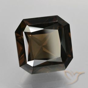 6.35 ct Brown Smoky Quartz Stone, Natural Smoky Quartz in Octagon / Scissor Cut Shape for Sale