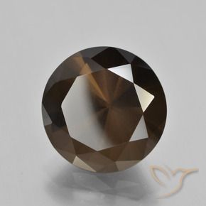 9.41 ct Brown Smoky Quartz Stone, Natural Smoky Quartz in Diamond-Cut Shape for Sale
