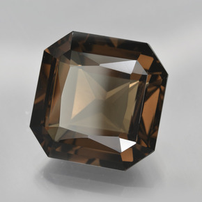14.50 ct Brown Smoky Quartz Stone, Natural Smoky Quartz in Octagon / Scissor Cut Shape for Sale