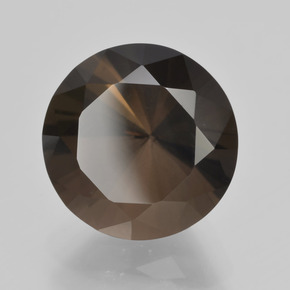 5.77 ct Brown Smoky Quartz Stone, Natural Smoky Quartz in Diamond-Cut Shape for Sale