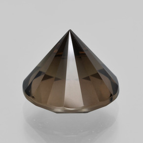 Smoky Quartz Gemstone in 12 mm (calibrated) Size for Sale, Smoky Quartz Stone in Hickory Brown Color