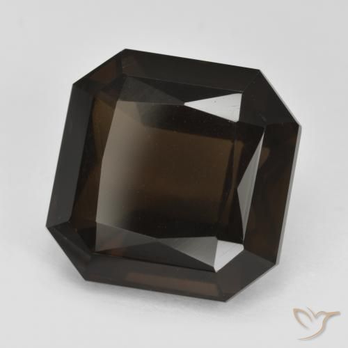 8.90 ct Brown Smoky Quartz Stone, Natural Smoky Quartz in Octagon / Scissor Cut Shape for Sale