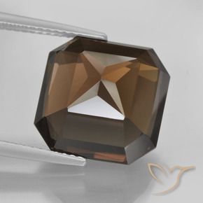 Smoky Quartz Gemstone in 13 x 13 mm (calibrated) Size for Sale, Smoky Quartz Stone in Brown Color