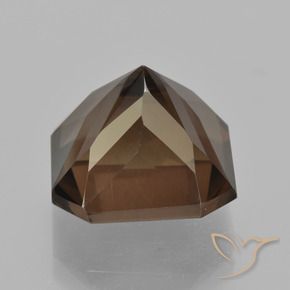 Smoky Quartz Gemstone in 13 x 13 mm (calibrated) Size for Sale, Smoky Quartz Stone in Reddish Brown Color