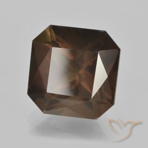 7.50 ct Brown Smoky Quartz Stone, Natural Smoky Quartz in Octagon / Scissor Cut Shape for Sale
