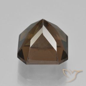 Smoky Quartz Gemstone in 11.5 x 11.4 mm Size for Sale, Smoky Quartz Stone in Dark Blue Color