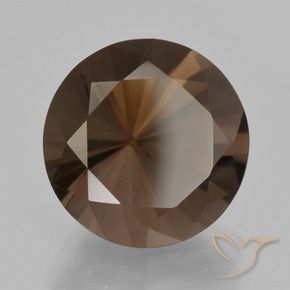 9.31 ct Brown Smoky Quartz Stone, Natural Smoky Quartz in Diamond-Cut Shape for Sale