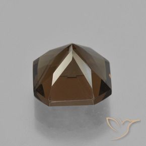 Smoky Quartz Gemstone in 10.6 x 10.6 mm Size for Sale, Smoky Quartz Stone in Umber Brown Color