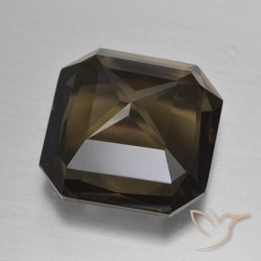 Smoky Quartz Gemstone in 14 x 14 mm (calibrated) Size for Sale, Smoky Quartz Stone in Medium Brown Color
