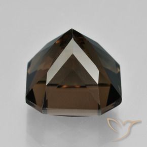 Smoky Quartz Gemstone in 13 x 13 mm (calibrated) Size for Sale, Smoky Quartz Stone in Chocolate Brown Color