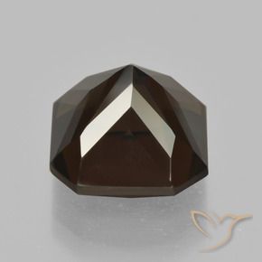 Smoky Quartz Gemstone in 12 x 12 mm (calibrated) Size for Sale, Smoky Quartz Stone in Deep Chocolate Brown Color