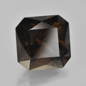 9.30 ct Brown Smoky Quartz Stone, Natural Smoky Quartz in Octagon / Scissor Cut Shape for Sale